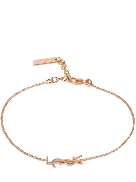 ysl thin gold bracelet